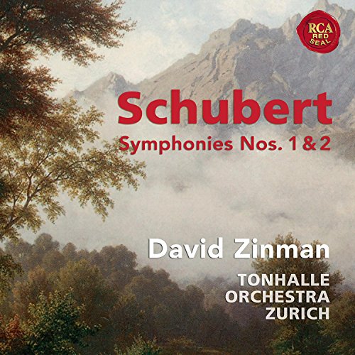 CD cover: mountain landscape with "Schubert" and "Zinman" text.
