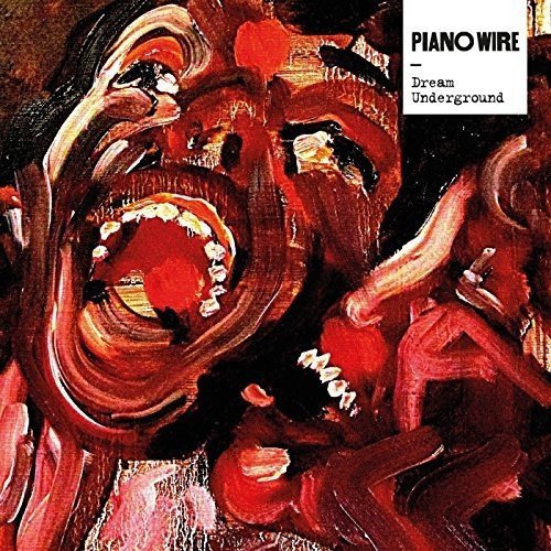 CD cover: abstract, red and black painting of a screaming face.