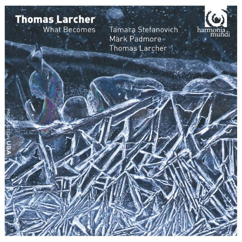 CD cover: icy branches with iridescent reflections, dark blue background.