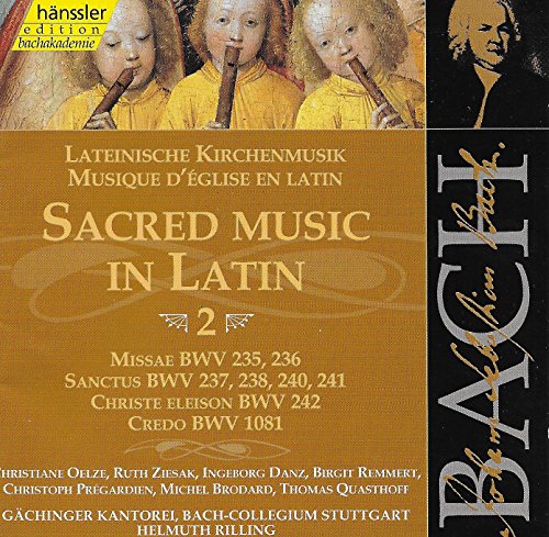 Rilling Bach-collegium Stuttg - Bach: Sacred Music in Latin 2 - Masses BWV 235, 236; BWV 237-241, 1081 (Edition Bachakademie Vol 72) /Rilling [CD]