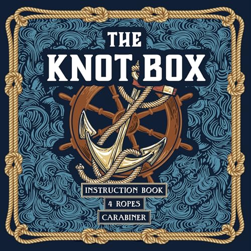 The Knot Box : Instruction Book, 4 Ropes, Carabiner