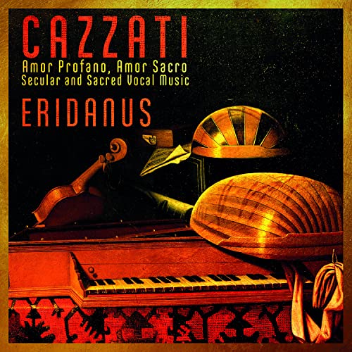 CD cover: still life with musical instruments and text "CAZZATI".