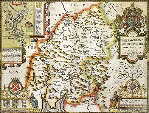 Westmoreland Historical 1610 Map 1000 Piece Puzzle