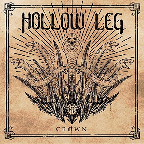 Hollow Leg" album cover featuring a cobra and crown illustration.