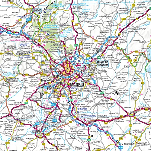 Philip's Spain and Portugal Road Map : (Philip's Sheet Maps)