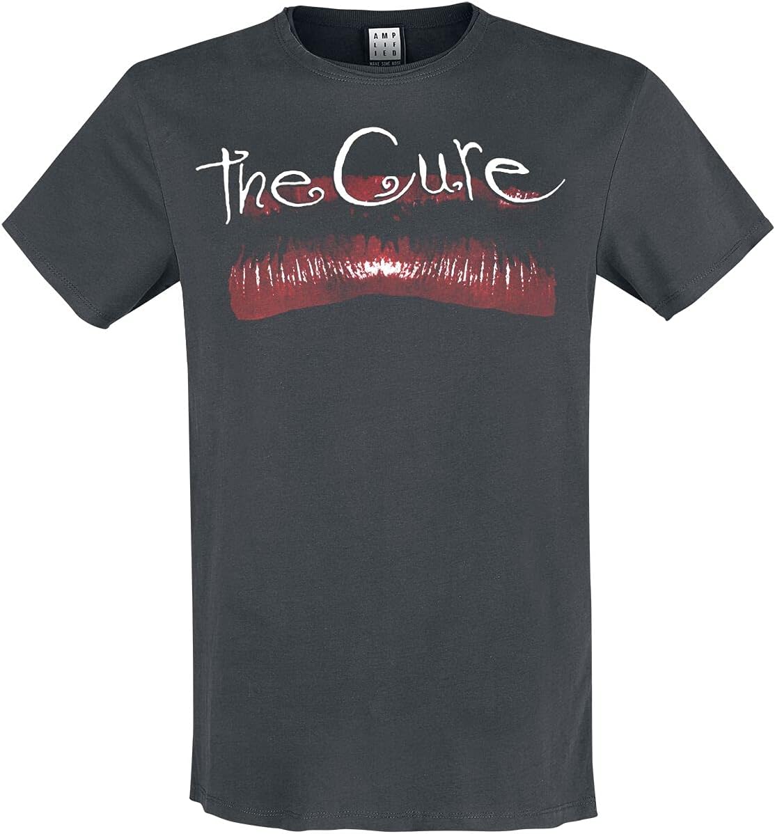 The Cure - Lips Amplified Vintage Charcoal Xx Large T Shirt
