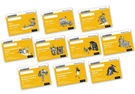 Read Write Inc. Phonics: Black and White Yellow Set 5 Storybooks Mixed Pack of 10