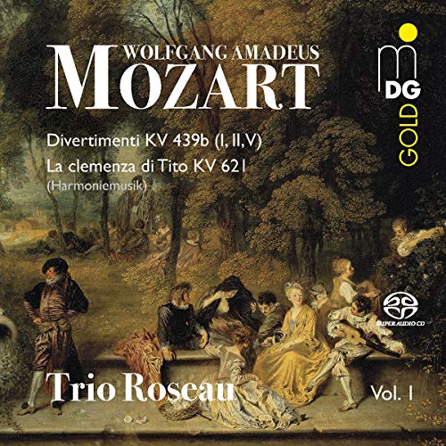 Trio Roseau - Mozart: Divertimenti KV 439b; La Clemenza Di Tito KV 621 [CD]