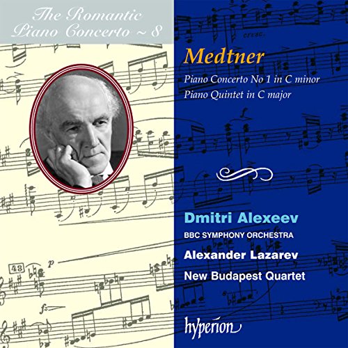 Dmitri Alexeev; Alexander Lazarev: BBC Symphony Orchestra - Medtner: Piano Concerto No 1 & Piano Quintet [CD]