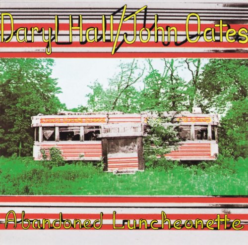 Album cover for Daryl Hall & John Oates’ “Abandoned Luncheonette” featuring a diner.
