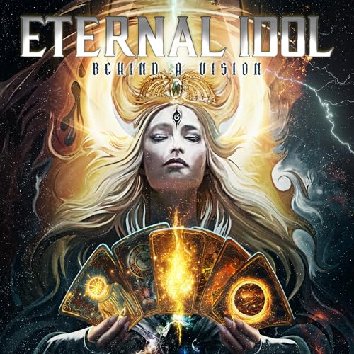 CD cover for "Eternal Idol" featuring a woman with a crown and cards.