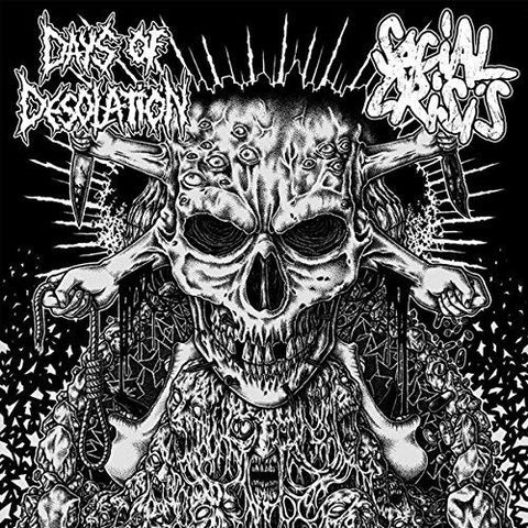 Social Crisis/days Of Desolation - Split [7 inch] [VINYL]