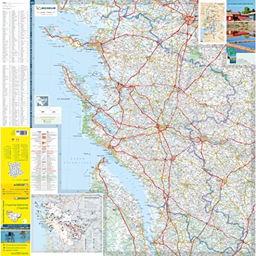 Charente-Maritime Charente - Michelin Local Map 324 : Map