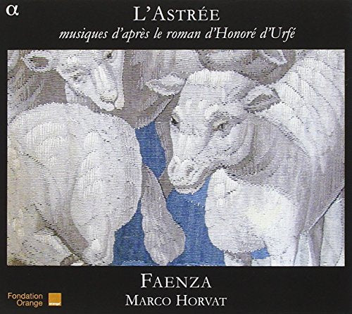 CD cover featuring a tapestry-like image of sheep and the title “Faenza.”