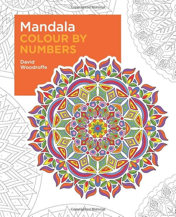 Mandala Colour by Numbers (Arcturus Colour by Numbers Collection)