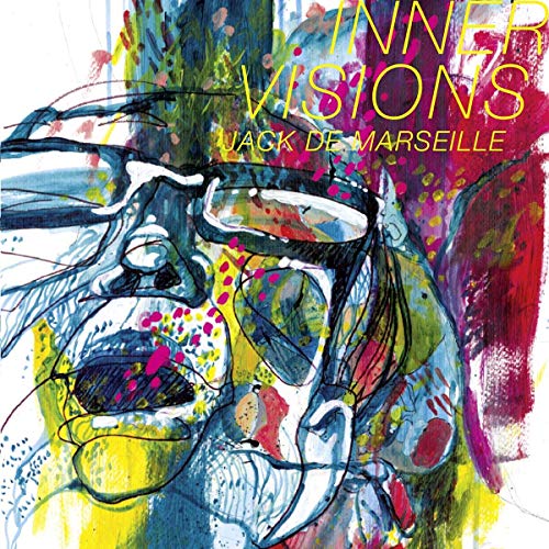 CD cover art: abstract watercolor portrait with bold text "INNER VISIONS".