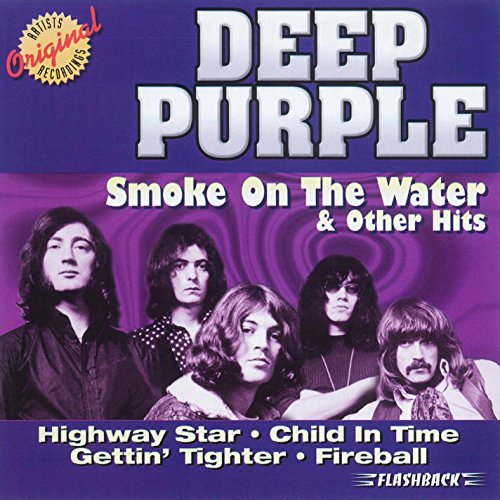 Deep Purple CD cover with band photo and song titles in white text.