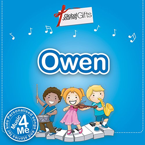 DVD cover featuring cartoon children playing musical instruments, with the name "Owen".