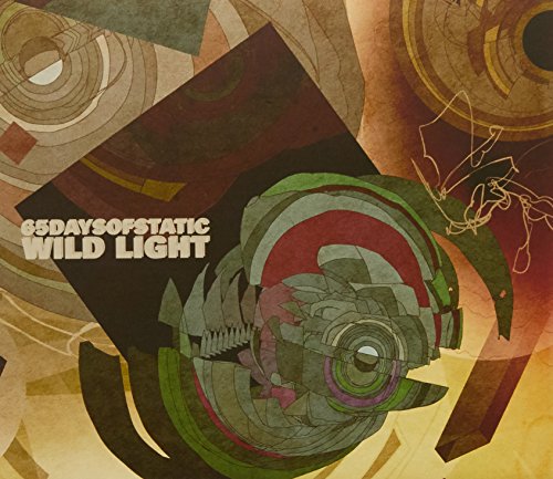 Album cover for 65daysofstatic’s “Wild Light” with abstract, swirling artwork.
