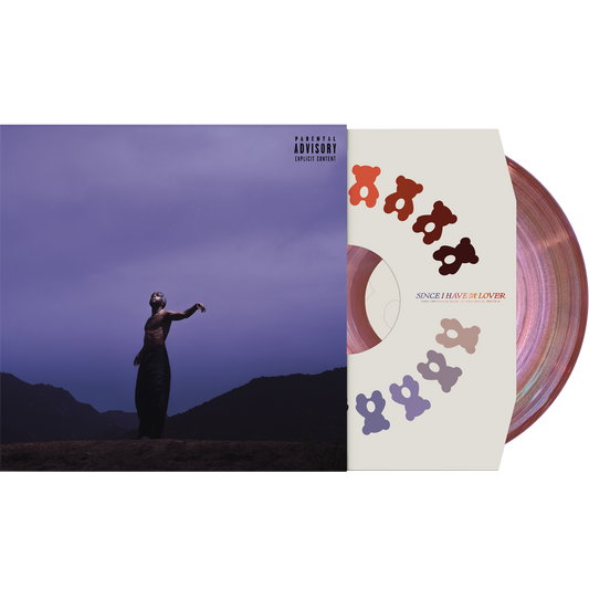 6LACK’s “Since I Have A Lover” clear pink 2LP vinyl record with cover art.
