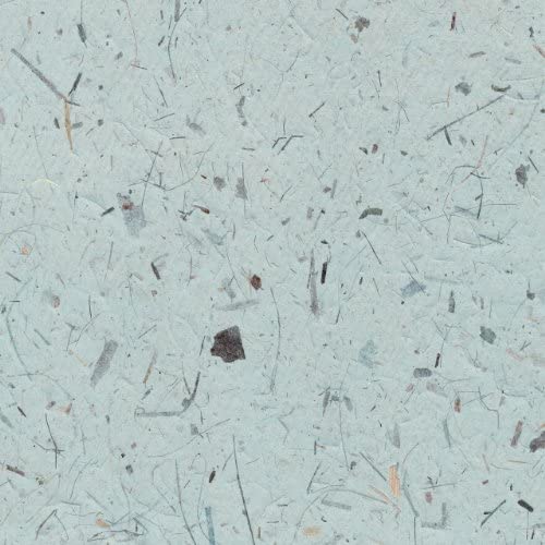 Close-up of textured, light grey paper with visible fiber inclusions.