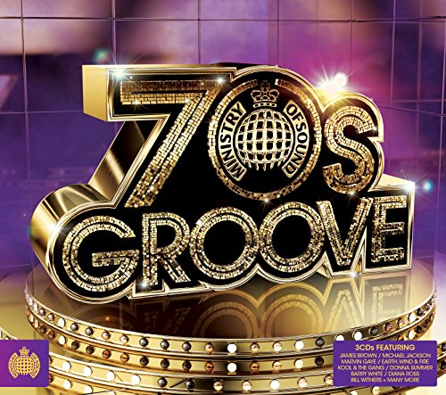 “70s Groove” 3CD set with gold lettering and artist names listed.
