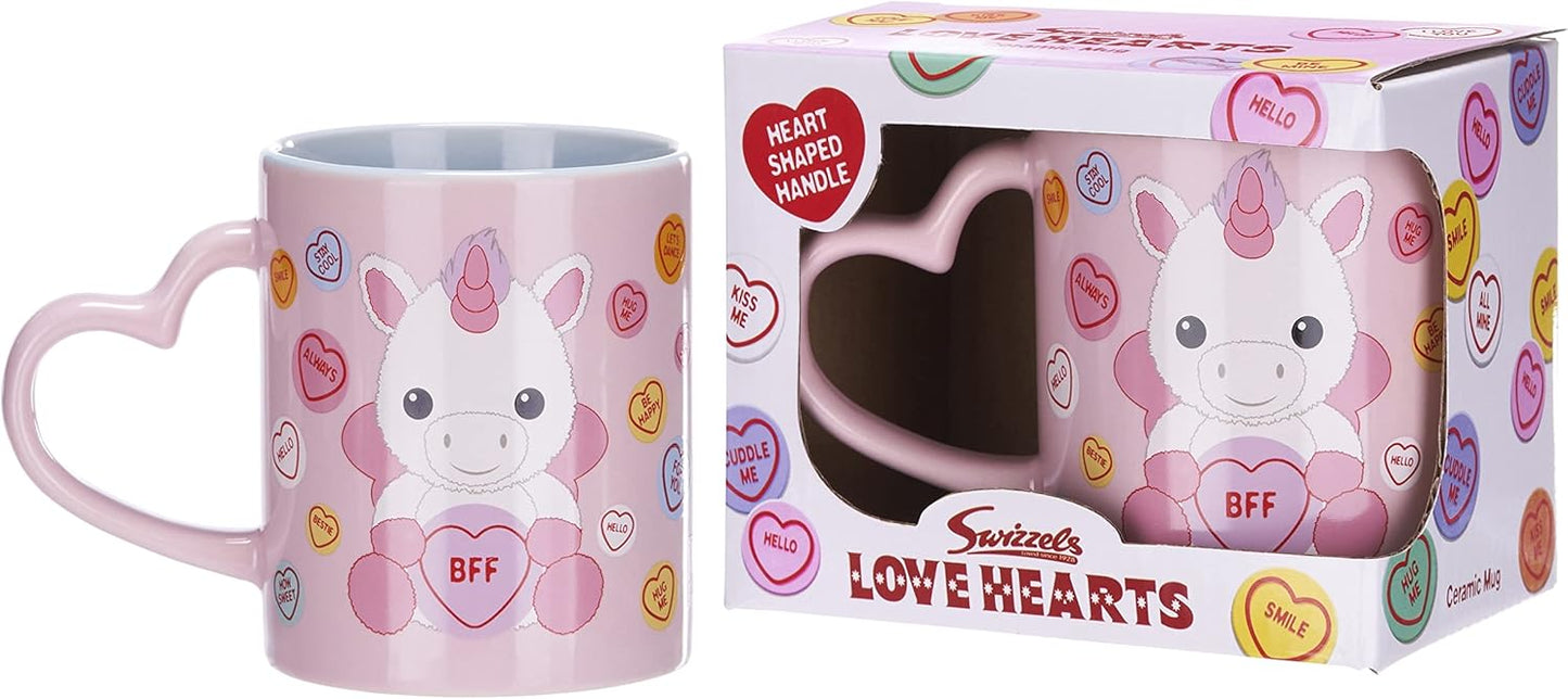 11Oz Love Hearts Unicorn Bff Mug