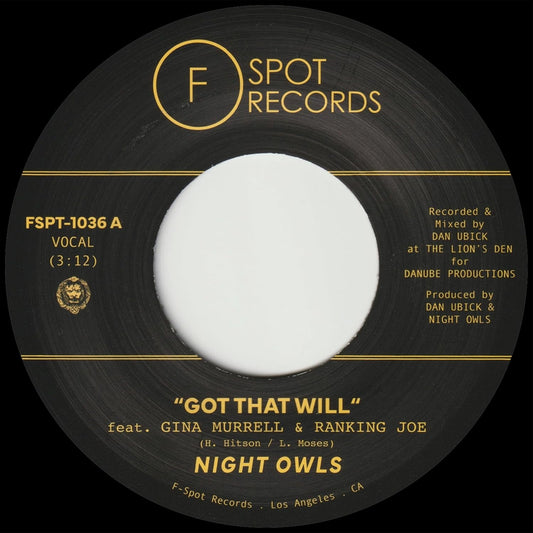 Night Owls - Got That Will (feat. Gina Murrell & Ranking Jo [VINYL]