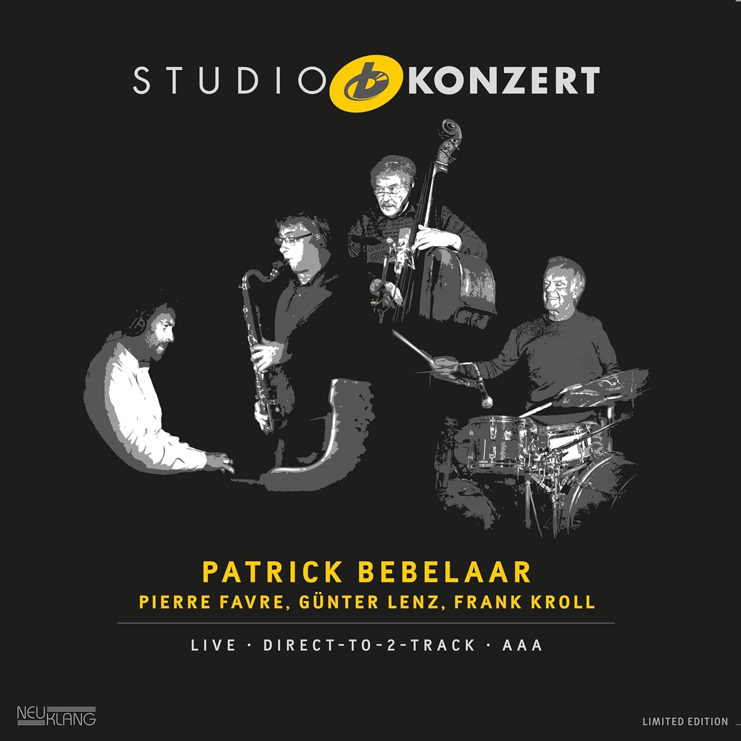 Patrick Bebelaar & Pierre Favre & Günter Lenz - Studio Konzert [VINYL]