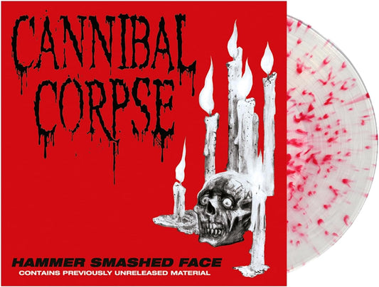 Cannibal Corpse - Hammer Smashed Face (Clear/Red Splatter Vinyl) [VINYL]