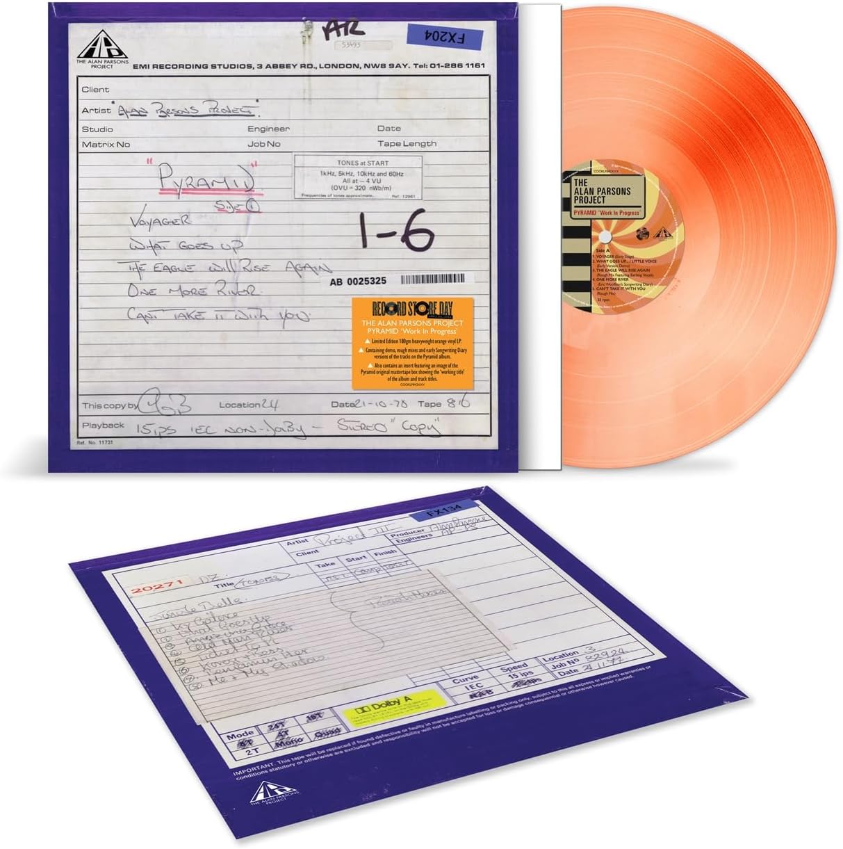 Alan Parsons Projectthe - Pyramid Works In Progress (RSD 2024) [VINYL]