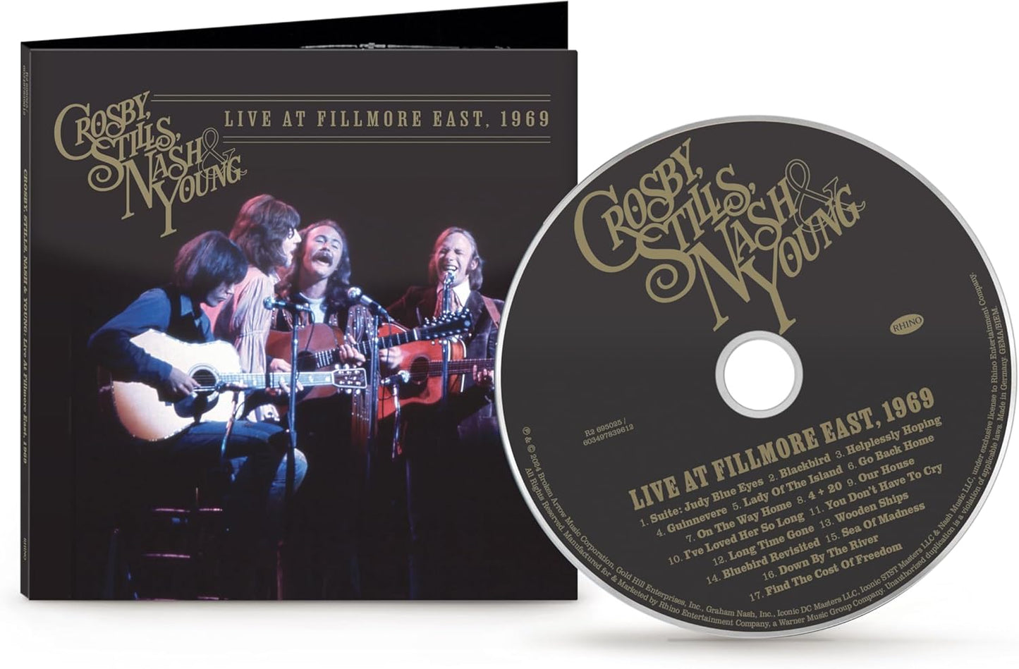 Crosby, Stills, Nash & Young - Live At Fillmore East, 1969 [CD]