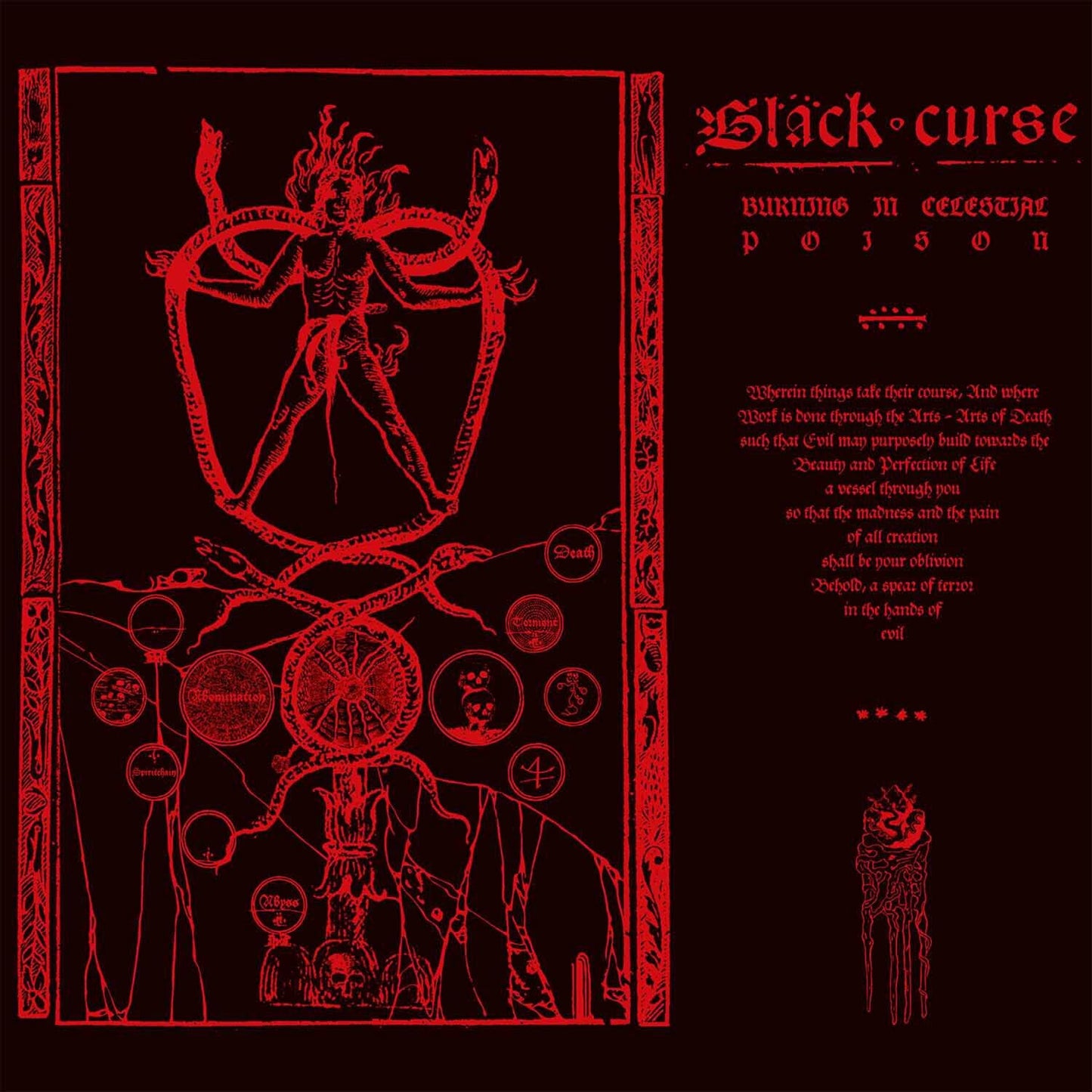 Black Curse - Burning In Celestial Poison [CD]