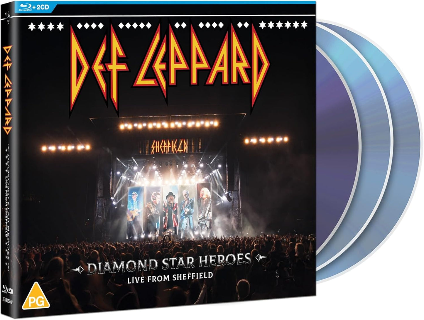Def Leppard - Diamond Star Heroes Live (+2CD) [Blu-ray]