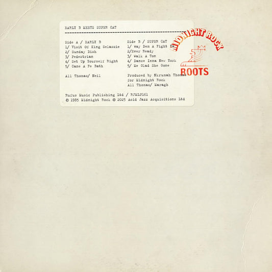 Early B & Super Cat - Early B Meets Super Cat [VINYL]