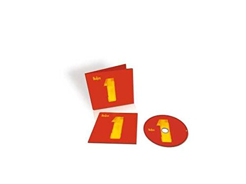 Red CD cover with large yellow "1" and "The Beatles" in white text at the top.