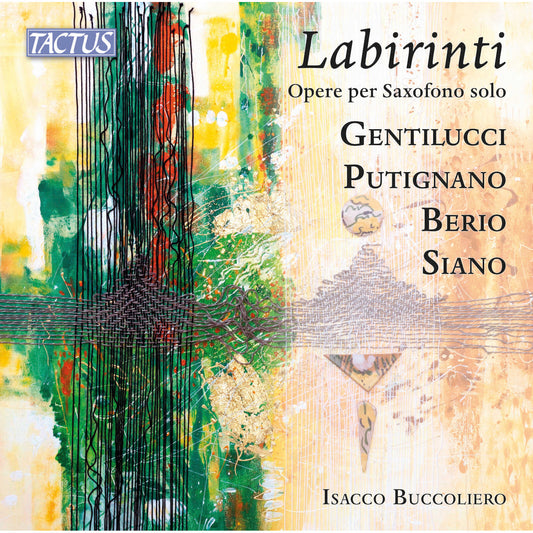 Isacco Buccoliero - Labirinti - Works For Solo Sax [CD]