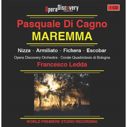 Francesco Ledda Opera Discove - Pasquale Di Cagno Maremma [CD]