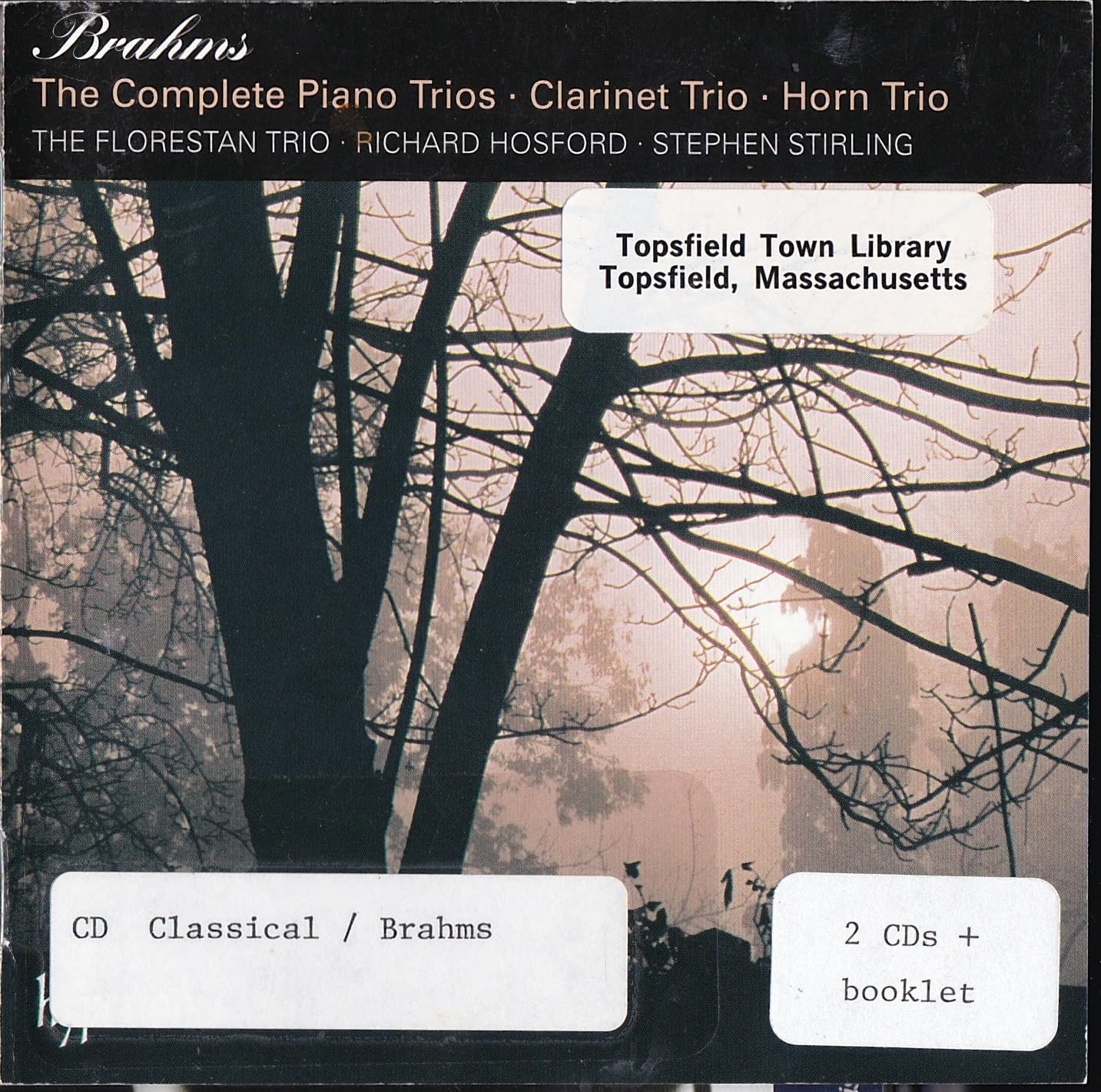 J. Brahms - Complete Piano Trios Clar Trio Horn Trio [CD]