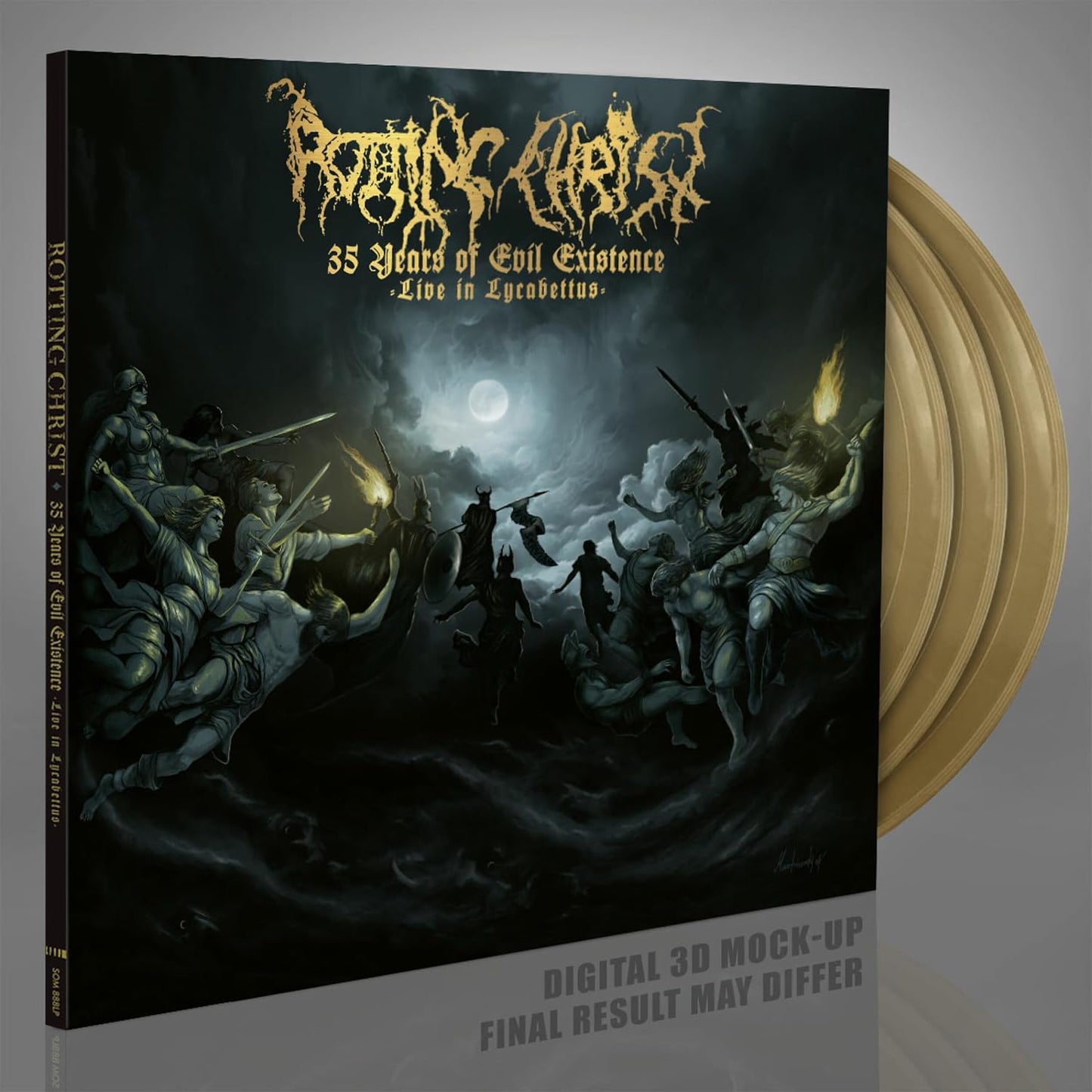 Rotting Christ - 35 Years Of Evil Existence - Live In Lycabettus (gold Vinyl 3lp) [VINYL]
