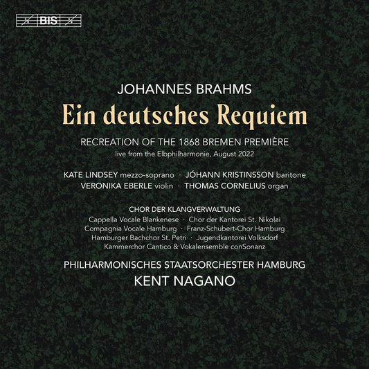 Pso Hamburg/kent Nagano - Brahms - Ein Deutsches Requiem [CD]