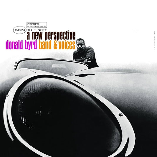 CD case featuring Donald Byrd’s album cover, “A New Perspective.”