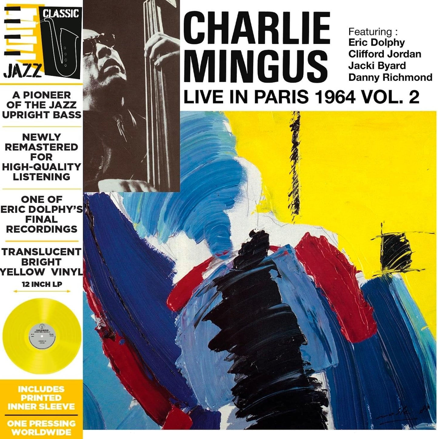 Charlie Mingus - Live In Paris Vol. 2 (Yellow Vinyl) [VINYL]