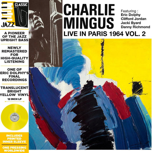 Charlie Mingus - Live In Paris Vol. 2 (Yellow Vinyl) [VINYL]