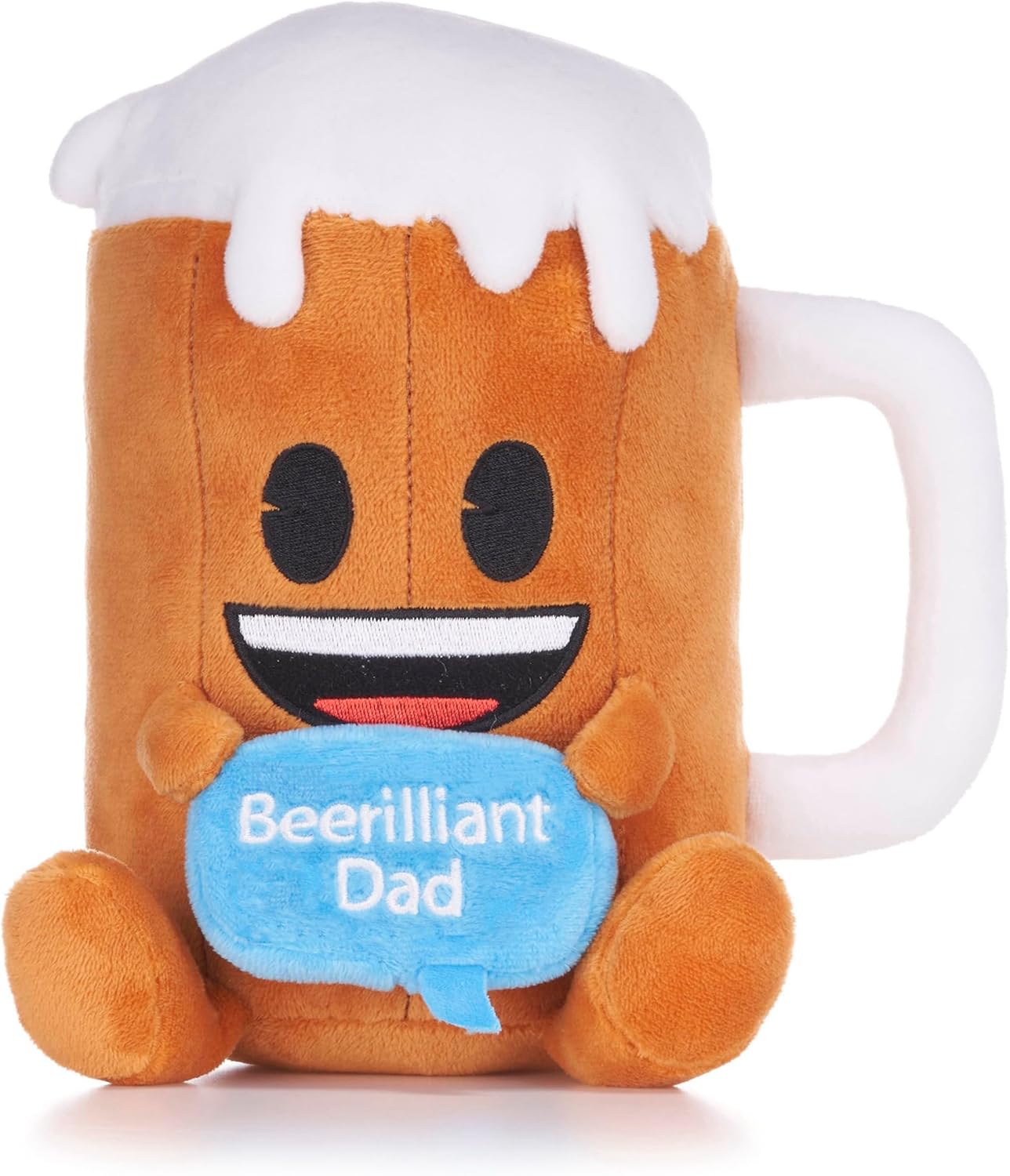 8" Emoji Beer-Illiant Dad Plush Gift