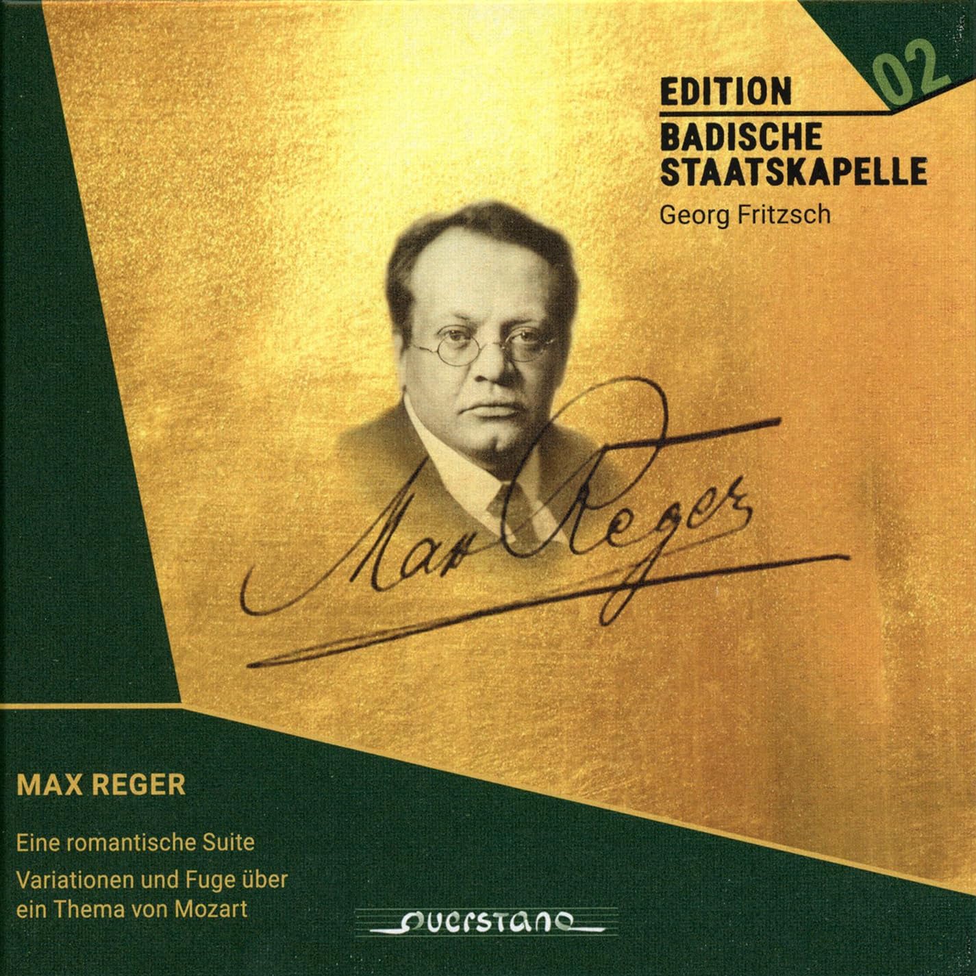 Georg Fritzsch - Max Reger A Romantic Suite [CD]