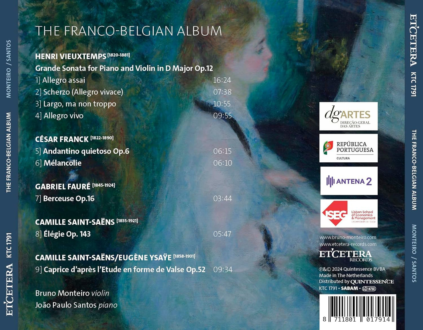 Bruno Monteiro - The Franco-belgian Album [CD]