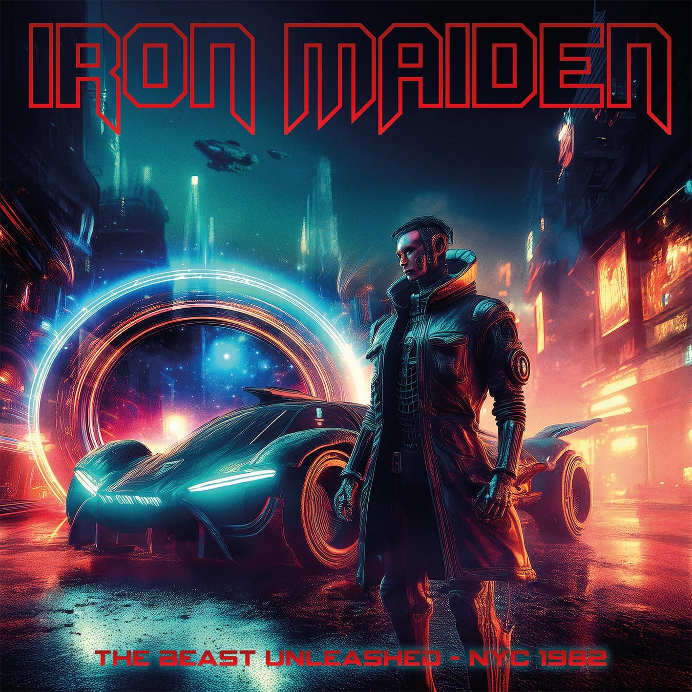Iron Maiden - The Beast Unleashed - NYC 1982 (Red/Black Splatter Vinyl) [VINYL]