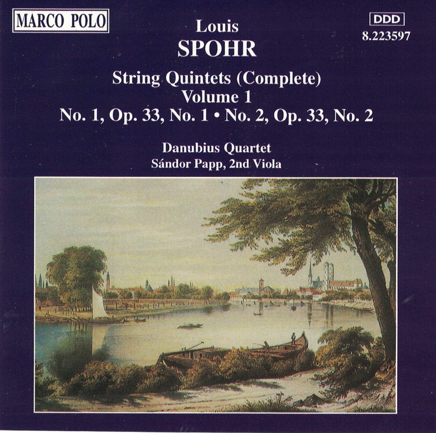 Louis Spohr - String Quintets Op. 33, Nos. 1 And 2 (Papp, Danubius) [CD]