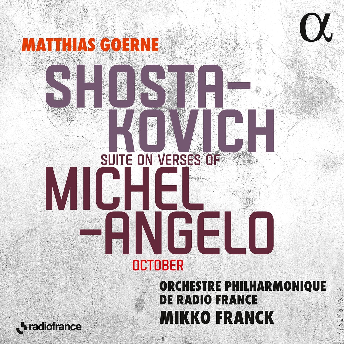 Matthias Goerne; Orchestre Phi - Shostakovich Suite On Verses [CD]